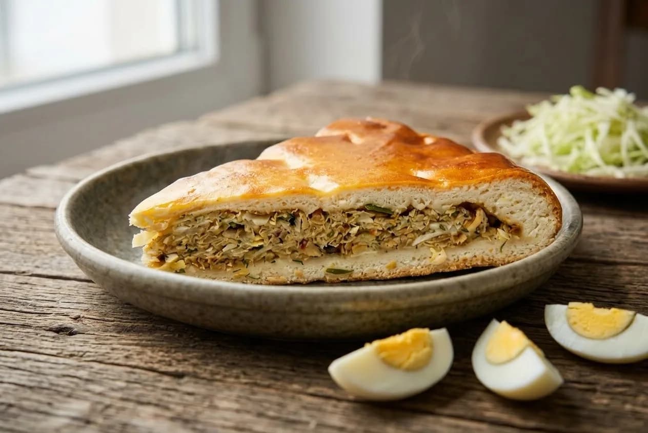 Пирог с капустой и яйцом 180 гр.
