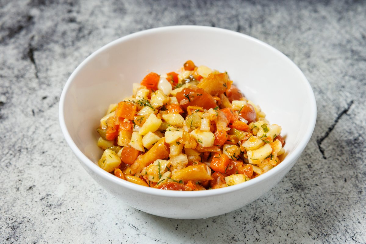 Салат Лесной с опятами вес.